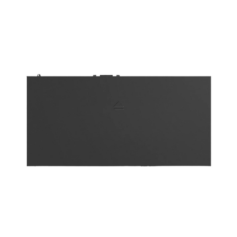 RG-ES228GS-P, top view, IP Switch, black, rectangular metal casing with a matte finish,