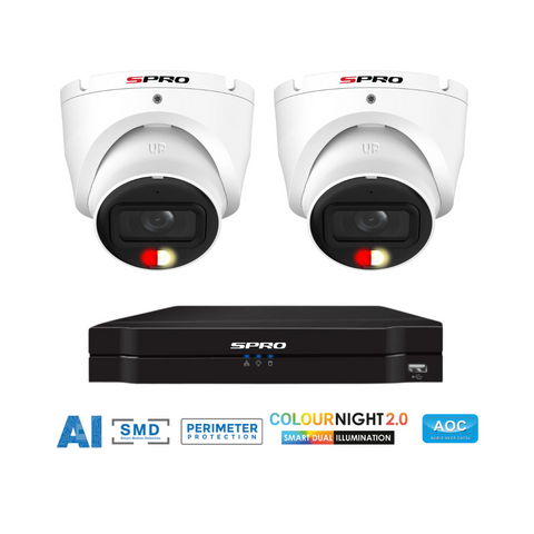 SPRO IP 6MP Colournight 2.0  Additional Channel Kit (White)