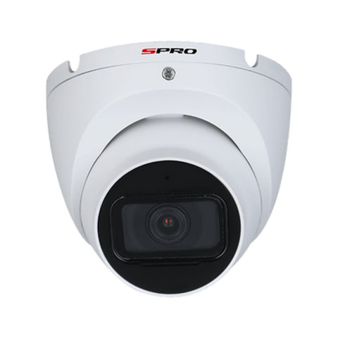 4K (8MP) SPRO - Fixed Lens 4K CCTV Camera with 30m IR - High resolution camera with 30m of Infrared (White)