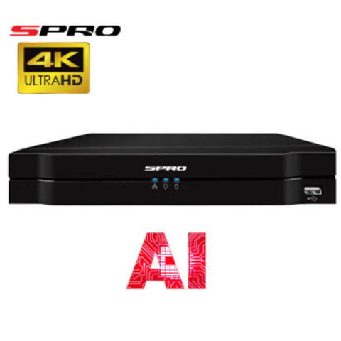 SPRO 4K DVR ANALOGUE RECORDER WITH AI FUNCTIONS