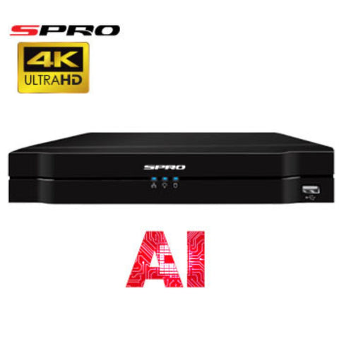 4K (8MP) SPRO / 4 + 4 Channel 5 IN 1 DVR With Al Technology