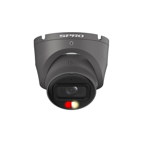 SPRO 8MP IP Turret with COLOUR NIGHT 2.0 and Built-In Mic (ECO)