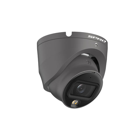 SPRO 8MP IP Turret with COLOUR NIGHT 2.0 and Built-In Mic (ECO)