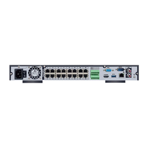 SPRO NVR recorder with 16 channels and 4K