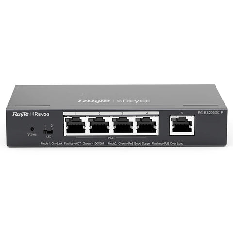 Ruijie Reyee 5-Port Gigabit Smart Cloud Managed Non-PoE Switch