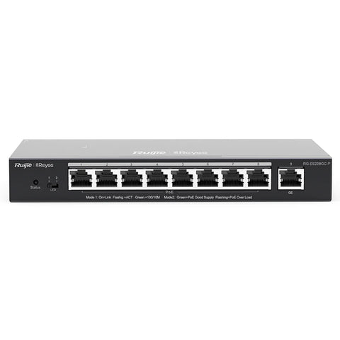 Ruijie Reyee 9-Port Gigabit Smart Cloud Managed PoE Switch