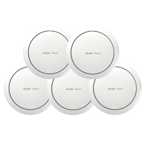 Ruijie Reyee AX3000 WiFi 6 Ceiling Mount Access Point - Pack of 5