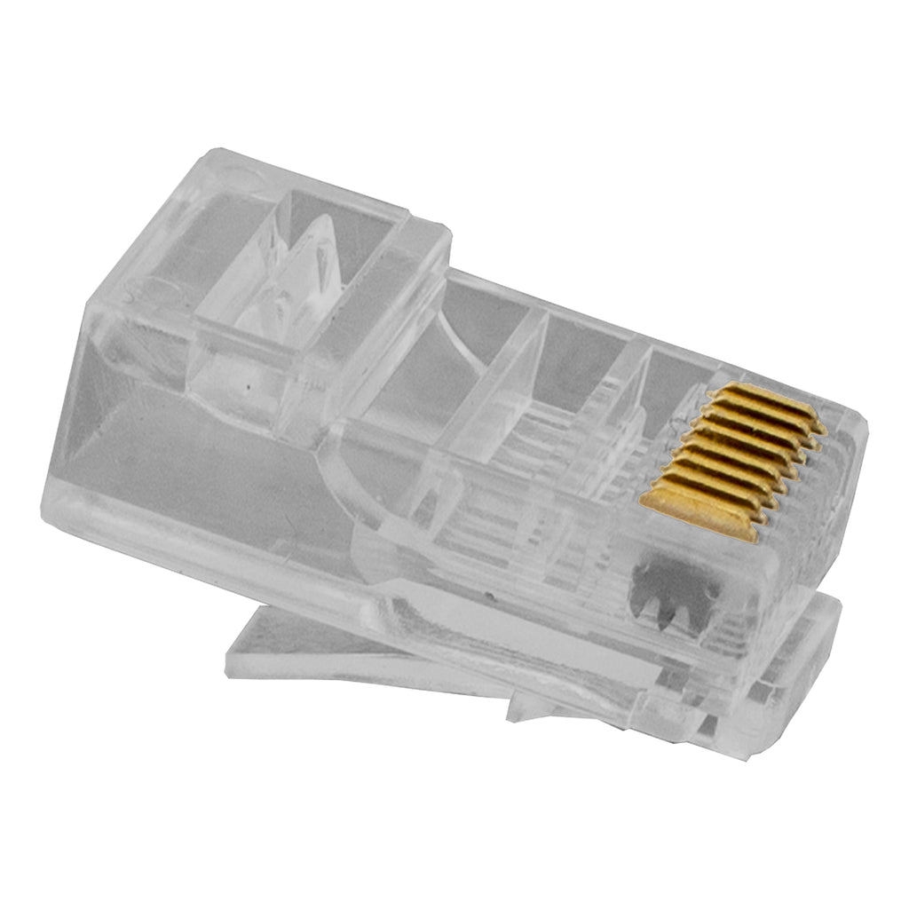 Quick Fit RJ45 CAT6 Connector, 50-Pack