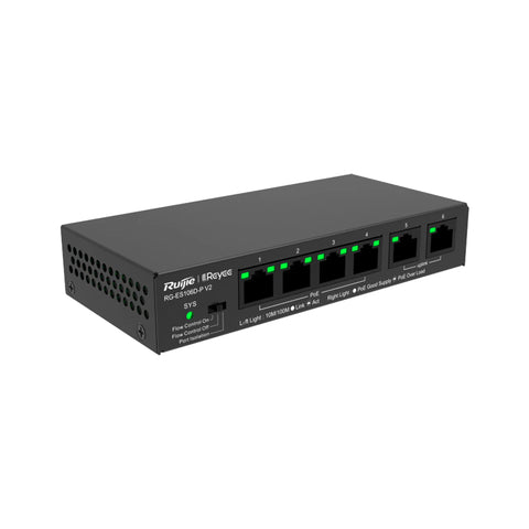 Ruijie Reyee 6-port 10/100Mbps Desktop Unmanaged Switch